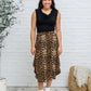 Carefree Animal Print Skirt