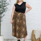 Carefree Animal Print Skirt