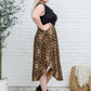 Carefree Animal Print Skirt