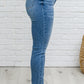 Becca Hi-Waisted Embroidered Pocket Relaxed Jeans
