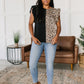 A Bit Wild Flutter Sleeve Top