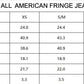 PREORDER: All American Fringe Denim Jacket (Ships Mid Oct.)