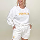 PUMPKIN Graphic Sweatshirt And Shorts Set