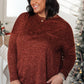 A Side of Sass Top in Ginger