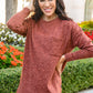 A Side of Sass Top in Ginger