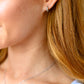 About Time Hammered Sterling Silver Earrings