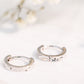 About Time Hammered Sterling Silver Earrings
