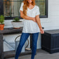 Absolute Favorite V-Neck T in White