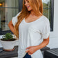 Absolute Favorite V-Neck T in White