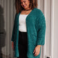 Admire Me Cardi in Hunter Green