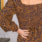 Adore Me Forever Shirred Square Neck Maxi Dress