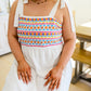 Ain't She Sweet Embroidered Babydoll Dress