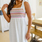 Ain't She Sweet Embroidered Babydoll Dress