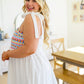 Ain't She Sweet Embroidered Babydoll Dress