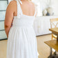 Ain't She Sweet Embroidered Babydoll Dress