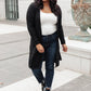 Alexis Lightweight Long Knit Cardigan in Black