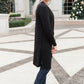 Alexis Lightweight Long Knit Cardigan in Black