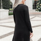 Alexis Lightweight Long Knit Cardigan in Black