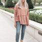 All About Flowers Top In Ginger