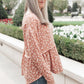 All About Flowers Top In Ginger