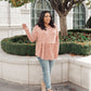 All About Flowers Top In Ginger
