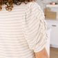 All In The Sleeves Striped Top