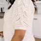 All In The Sleeves Striped Top