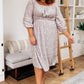 All Is Well Dress In Opal Gray