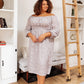 All Is Well Dress In Opal Gray