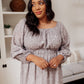 All Is Well Dress In Opal Gray