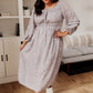 All Is Well Dress In Opal Gray