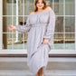 All Is Well Dress In Opal Gray