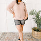 All Over It Top In Dusty Pink