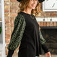 All Right Now Animal Print Sleeve Top