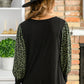 All Right Now Animal Print Sleeve Top