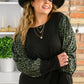 All Right Now Animal Print Sleeve Top