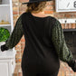All Right Now Animal Print Sleeve Top