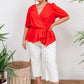 Judy Blue Wide Leg Cropped White Jeans