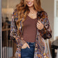 Along For the Ride Paisley Print Button Down Blouse