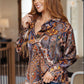 Along For the Ride Paisley Print Button Down Blouse