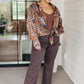 Along For the Ride Paisley Print Button Down Blouse