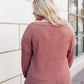 RACK SALE Along the Way Top in Mauve - SMALL