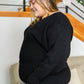 Always Around V-Neck Sweater in Black