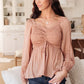 Always Lovely Top In Mauve