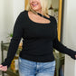 Always The One Front Cross Long Sleeve Top