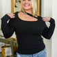 Always The One Front Cross Long Sleeve Top
