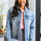 Always Together Light Wash Denim Jacket
