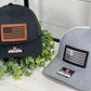PREORDER: Vegan Leather Patch Hat in Assorted Prints