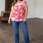 Among The Flowers Floral Top