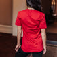 Amour Tee in Cherry Red